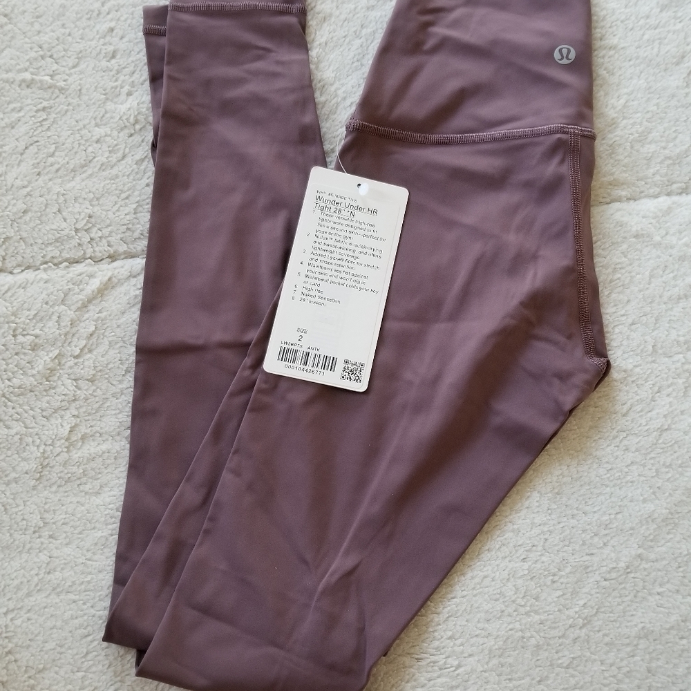 Lululemon Wunder Under HR 28" NWT